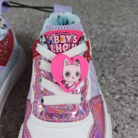Sneakers Colorful Gabby's Dollhouse Toddler Girl Slip-On Shoes - Picture 12 of 13